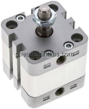 ISO 21287-Zylinder, einfachw., Kolben 40mm, Hub 10mm