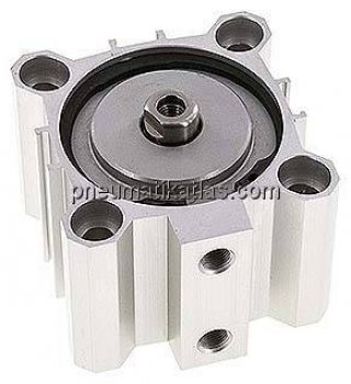 Kurzhubzylinder, doppeltwirkend, Kolben 63mm, Hub 20mm