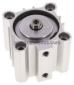 Kurzhubzylinder, doppeltwirkend, Kolben 63mm, Hub 30mm