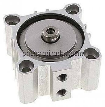 Kurzhubzylinder, doppeltwirkend, Kolben 80mm, Hub 10mm