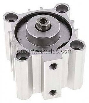 Kurzhubzylinder, doppeltwirkend, Kolben 63mm, Hub 25mm