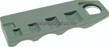 Pressfitting, Schablone für Kupferrohre 12 - 54 mm