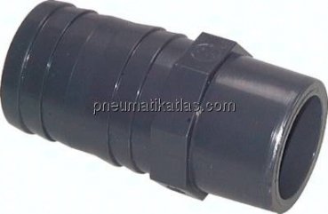 Klebe-Schlauchtülle, PVC-U, 32mm, Schlauch 32 (1-1/4")mm