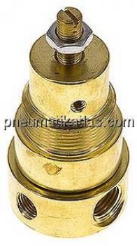 Druckregler, Messing, G 1/4", 0,1 - 1,5bar (nicht rücksteuerbar)