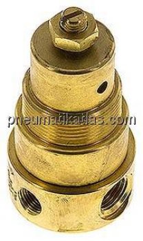 Druckregler, Messing, G 1/4", 0,2 - 3bar (nicht rücksteuerbar)