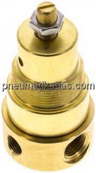 Druckregler, Messing, G 1/4", 0,5 - 8bar (für CO2)