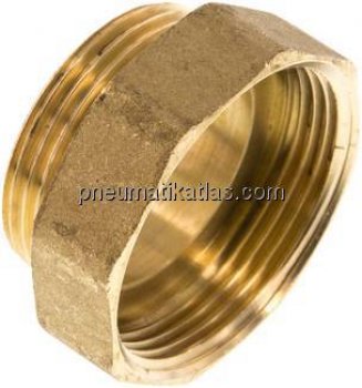 Reduziernippel G 1-1/4"(AG)-G 1-1/2"(IG), Messing