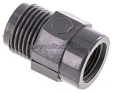 Reduziernippel G 1/2"(AG)-Rp 3/8"(IG), PVC-U