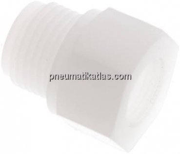 Reduziernippel G 1/2"(AG)-G 3/8"(IG), PVDF