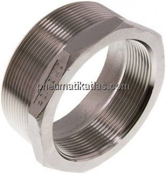 Reduziernippel R 3"(AG)-Rp 2-1/2"(IG), 1.4408