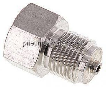 Manom.-Reduzierung G 1/2"(AG)-M 12x1,5(IG). 1.4571, 37mm