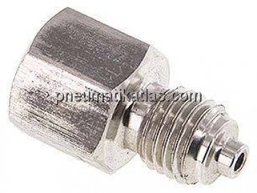 Manom.-Reduzierung M 12x1,5(AG)-G 1/4"(IG). 1.4571, 28mm