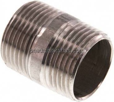 Rohrdoppelnippel R 1"-40mm, 1.4571