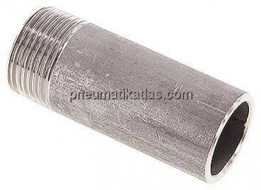 Anschweißnippel R 1"-80mm-33,7mm, 1.4571