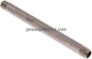 Rohrdoppelnippel R 1/4"-150mm, 1.4571