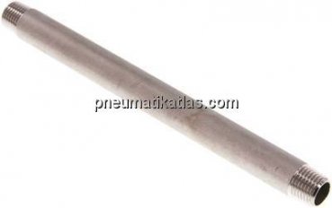 Rohrdoppelnippel R 1/4"-160mm, 1.4571