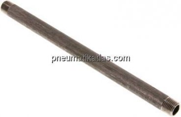 Rohrdoppelnippel R 1/4"-200mm, 1.4571