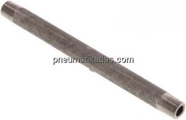 Rohrdoppelnippel R 1/8"-120mm, 1.4571