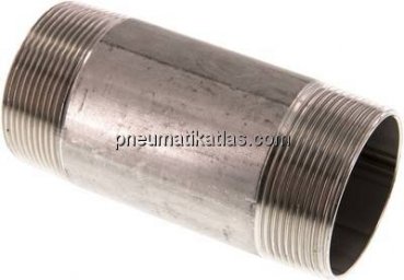 Rohrdoppelnippel R 2"-120mm, 1.4571