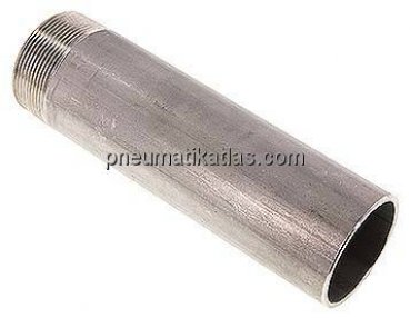 Anschweißnippel R 2"-200mm-60,3mm, 1.4571