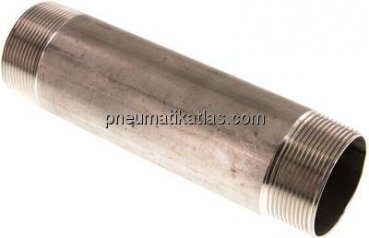 Rohrdoppelnippel R 2"-200mm, 1.4571