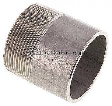 Anschweißnippel R 2"-60mm-60,3mm, 1.4571