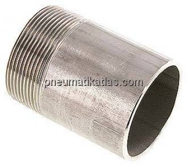 Anschweißnippel R 2"-80mm-60,3mm, 1.4571