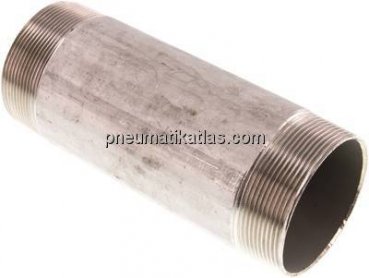 Rohrdoppelnippel R 2-1/2"-180mm, 1.4571