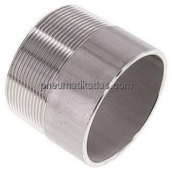 Anschweißnippel R 2-1/2"-60mm-76,1mm, 1.4571