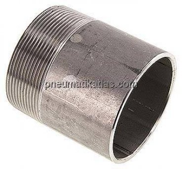 Anschweißnippel R 2-1/2"-80mm-76,1mm, 1.4571