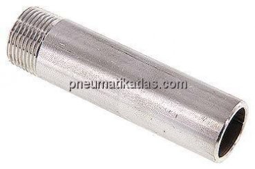 Anschweißnippel R 3/4"-100mm-26,9mm, 1.4571