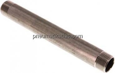 Rohrdoppelnippel R 3/4"-200mm, 1.4571