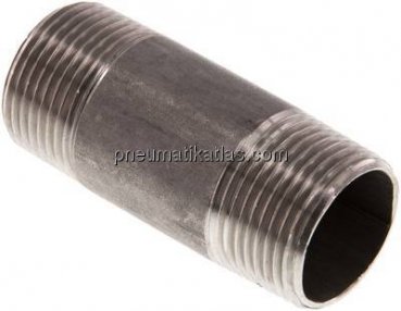 Rohrdoppelnippel R 3/4"-60mm, 1.4571