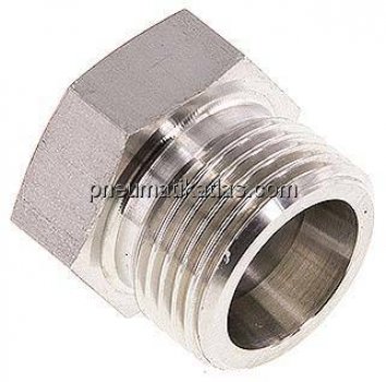 Verschlussverschraubung für Rohre 12 S (M20x1,5), 1.4571