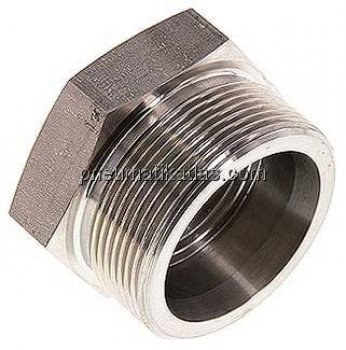 Verschlussverschraubung für Rohre 38 S (M52x2), 1.4571