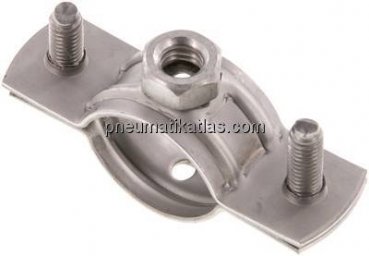 Rohrschelle, 25 - 28mm, 1.4404, ohne Einlage