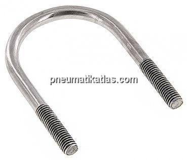 Rundstahlbügel, M 8, 48,3mm, 1.4301