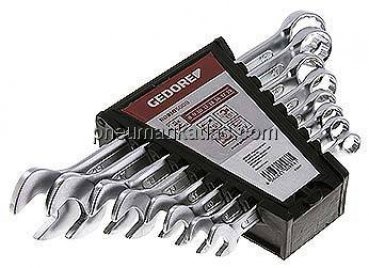 Gedore red Ring-Maulschlüssel abgewinkelt, 8-teiliges Set, 8-19 mm