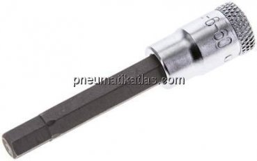 Gedore Schraubendrehereinsätze (60 mm lang) nach DIN 7422, Stift brüniert