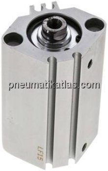 Kompaktzylinder, doppeltwirkend, Kolben 25mm, Hub 45mm