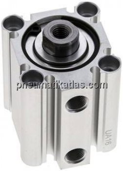 Kompaktzylinder, doppeltwirkend, Kolben 32mm, Hub 20mm