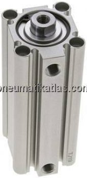 Kompaktzylinder, doppeltwirkend, Kolben 32mm, Hub 80mm