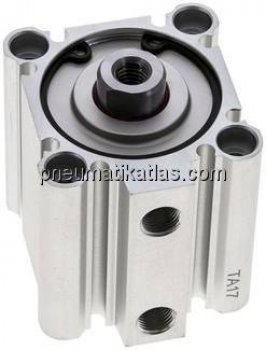 Kompaktzylinder, doppeltwirkend, Kolben 40mm, Hub 15mm