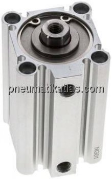 Kompaktzylinder, doppeltwirkend, Kolben 40mm, Hub 45mm