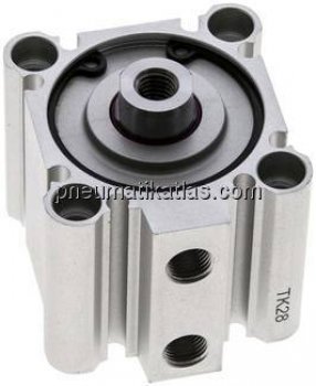 Kompaktzylinder, doppeltwirkend, Kolben 40mm, Hub 5mm