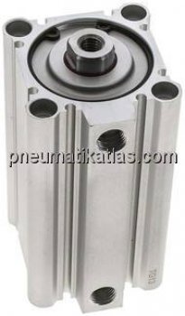 Kompaktzylinder, doppeltwirkend, Kolben 50mm, Hub 80mm