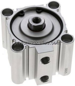 Kompaktzylinder, doppeltwirkend, Kolben 63mm, Hub 15mm