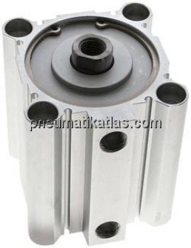 Kompaktzylinder, doppeltwirkend, Kolben 80mm, Hub 60mm