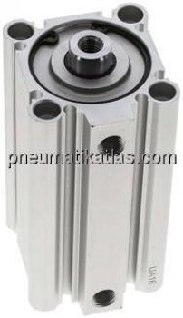 Kompaktzylinder, doppeltwirkend, Kolben 40mm, Hub 60mm