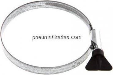 12mm Schlauchschelle 80 - 100mm, Stahl verzinkt (W1) (NORMA)
